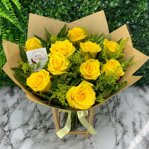 10 Rosas Amarelas