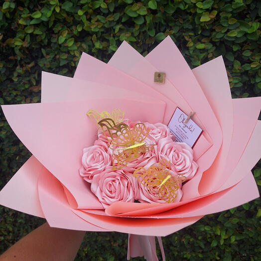 Buquê Rosas de Cetim