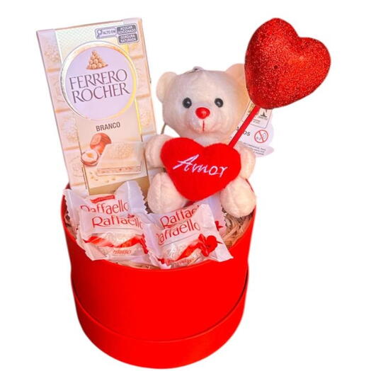 Box Ursinho e Ferrero Branco