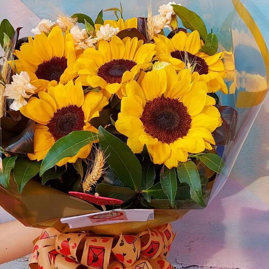 Buquê de 6 Girassois