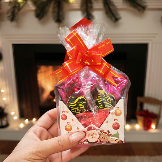 Mimo de Natal na caixinha envelope