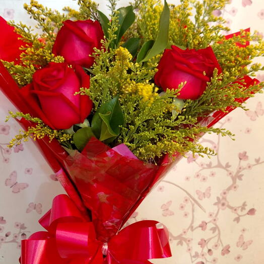 Buquê 3 Rosas