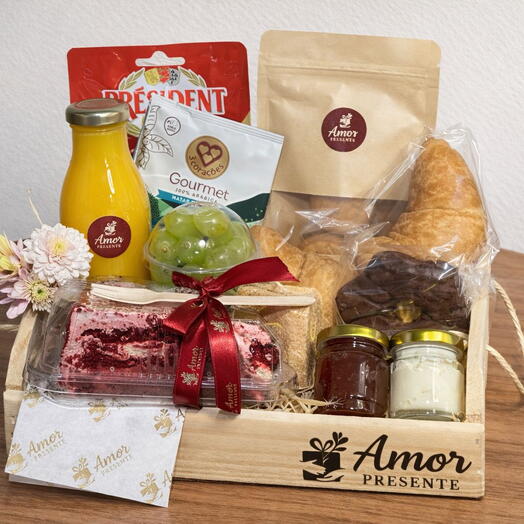 Cesta Delicia de Cafe Premium