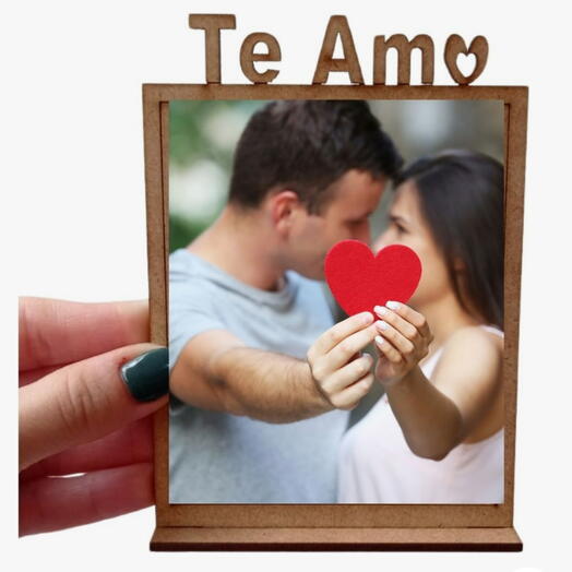 Porta Retrato Te Amo - Um Toque Especial para Eternizar Memorias