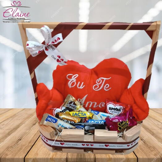 Cesta Meu Coração e Seu