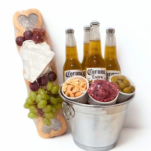 Baldinho Best Bier + Tabua de frios