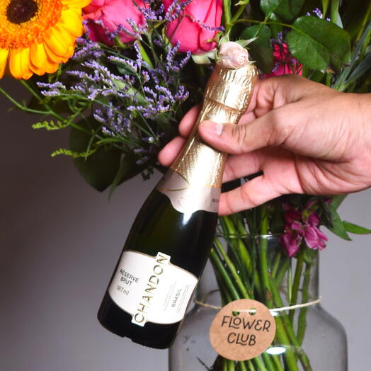 Buquê Surpresa + Baby Chandon
