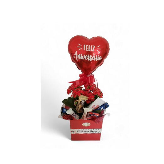 Cachepot chocolates com amor