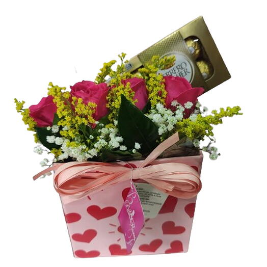 Box com Ferrero Rocher