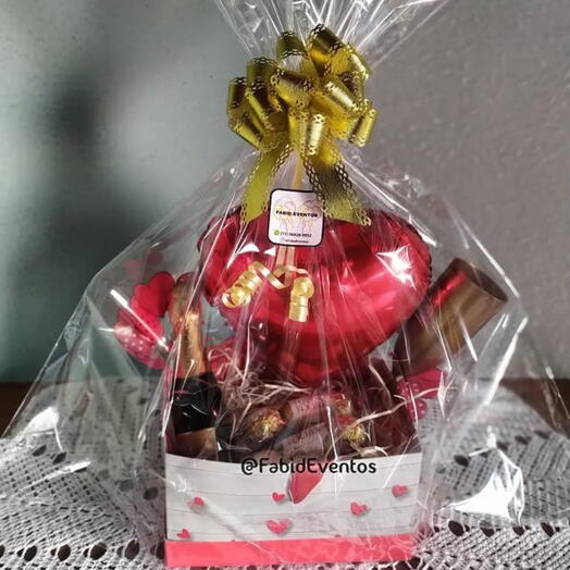 Cesta New Year Heart