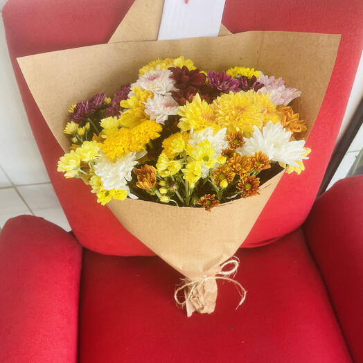 Buquê de Margaridas Coloridas