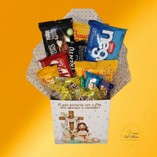 Cestinha Foi por Você ✝️🫵🏻 - ELE VIVE️ - ESPECIAL PASCOA