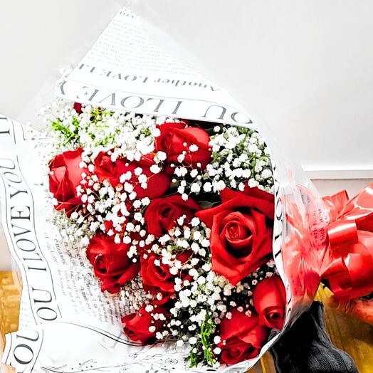 Bouquet 20 Rosas Vermelhas