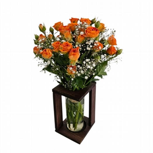 Wood Rosa Spray Laranja