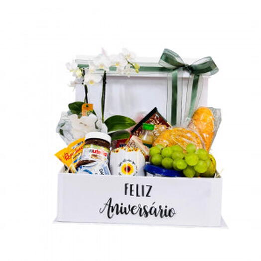 Box Quadrada Orquidea