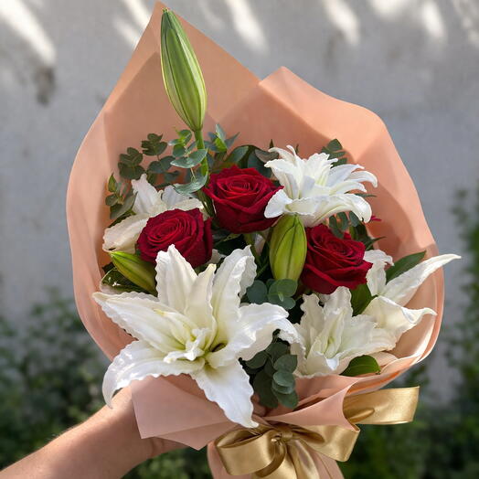 Buquê Paixão e Lirios