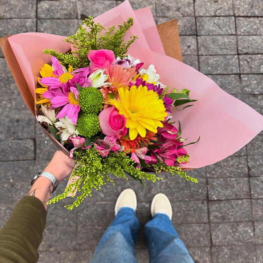 Buquê Mix de Flores da Estação - Escolha da Florista