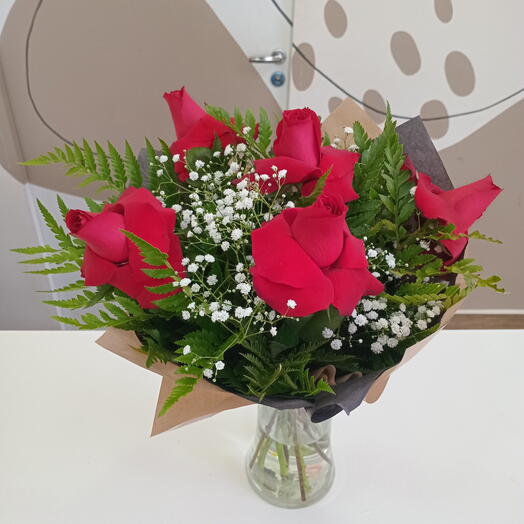 Buquê 5 Rosas Nacionais