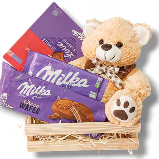 Chocolate Com Pelucia | Coleção Milka