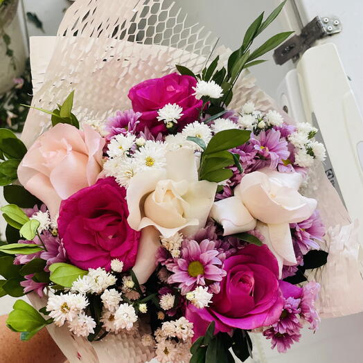 Buquê de Rosas com 6 unidades