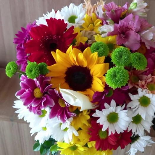Buquê do Campo Colorido