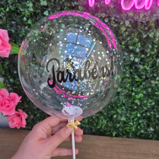 Bubble decorativo personalizado 20 cm