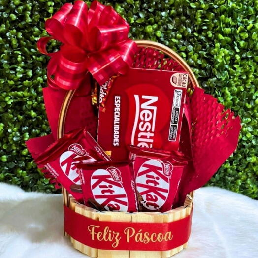 CESTA PASCOA RED
