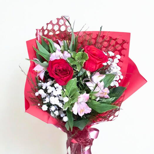 Bouquet com 2 Rosas Colombianas