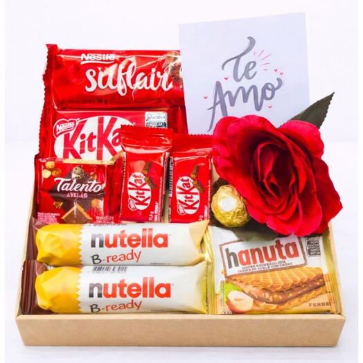 Bandeja de Chocolates Amor Te Amo