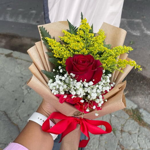 Solitario de Rosa Vermelha