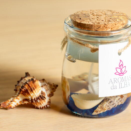 Vela decorativa e aromatica