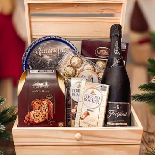 Cesta De Natal Premium Gourmet | Freixenet