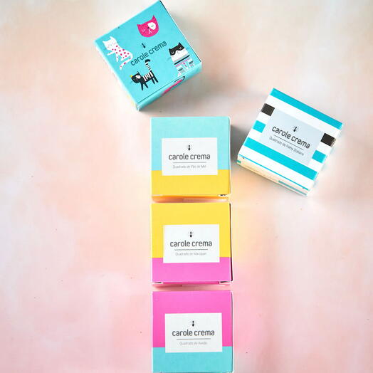 Degustação de Quadrados - Carole Crema