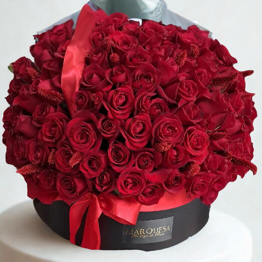 Box com 100 Rosas- Only roses