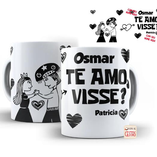 Caneca Personalizada Amor em Cordeu