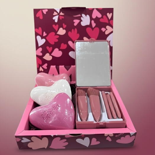 Box Perfumada e Delicada com Sabonete e Espelho C563