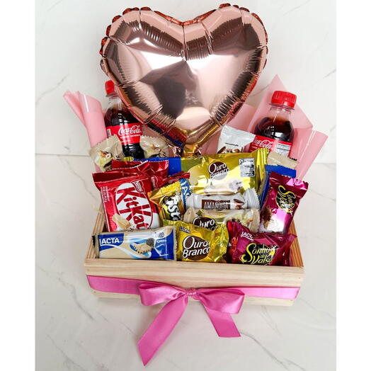 Caixa Encanto com Mix de Chocolate