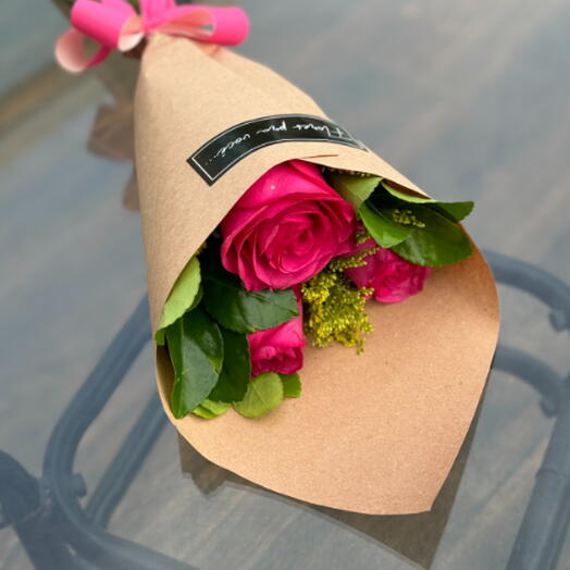 Trio de Rosa Pink