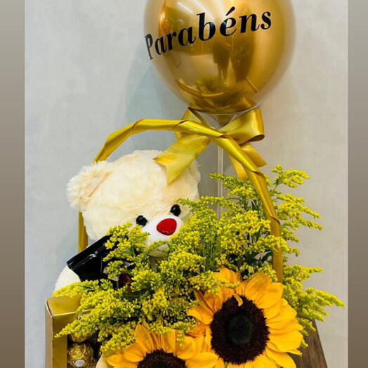 Cesta Amor Luz Surpresa