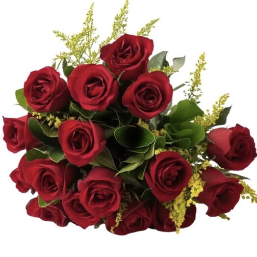 Bouquet 15 Rosas Vermelhas