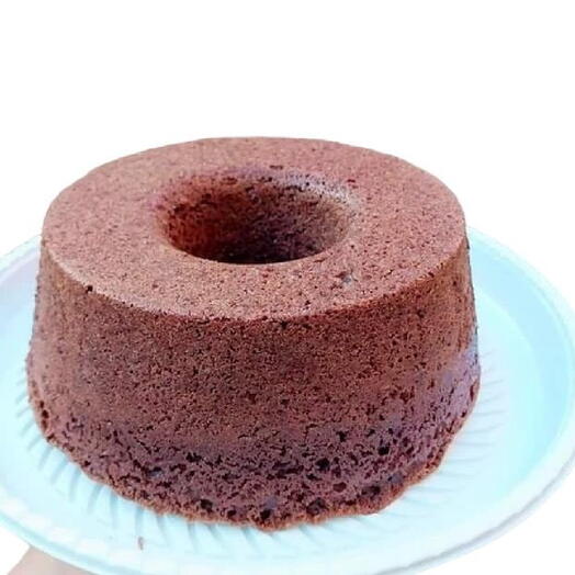 Bolo de chocolate sem cobertura