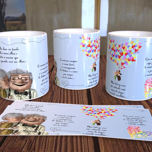 Caneca Namorados - Te Amarei de Janeiro a Janeiro ate o Mundo Acabar