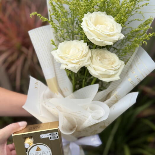 Primavera branca + Ferrero Rocher